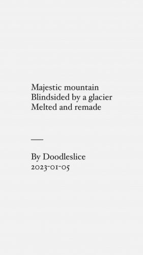 Haiku - Majestic Mountain by Doodleslice