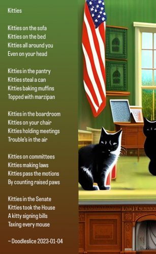 Kitties - an illustrated poem by Doodleslice